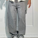 Belle – Glitzer Damenjeans