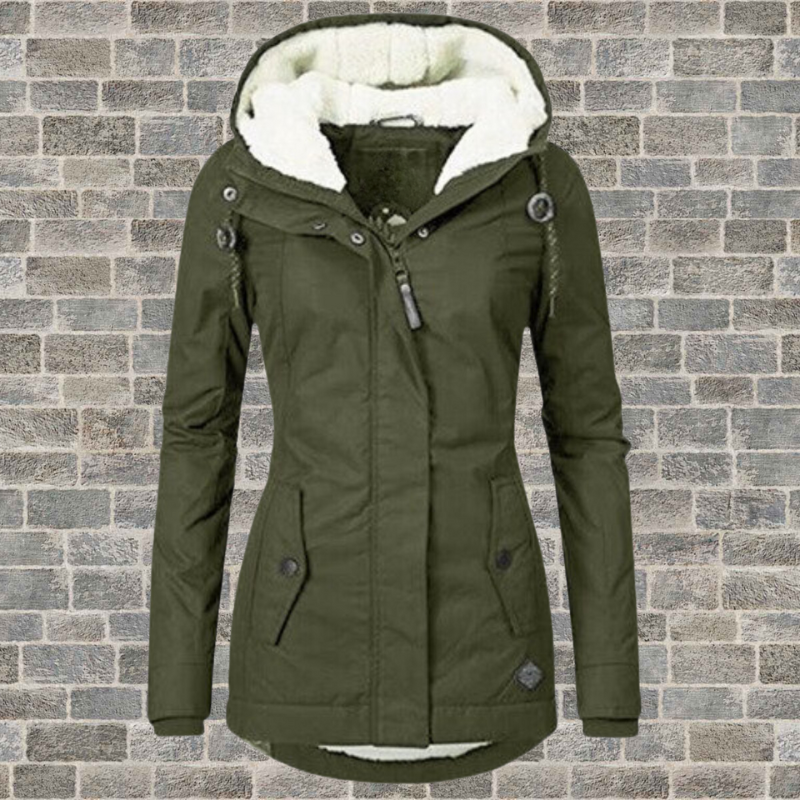 Anne – Damen-Wintermantel mit Kapuze
