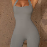 Ava - Sportlicher Halterneck-Jumpsuit