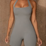 Ava - Sportlicher Halterneck-Jumpsuit