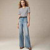 Damenjeans mit weitem Bein – Jolly Jive