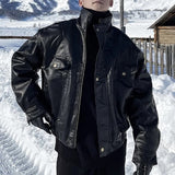 Rashaan – Schwarze Winterjacke für Herren