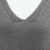 Freya – V-Ausschnitt Strickpullover