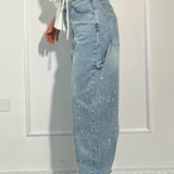 Belle – Glitzer Damenjeans