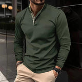 Hugo - Herren Langarm-Poloshirt