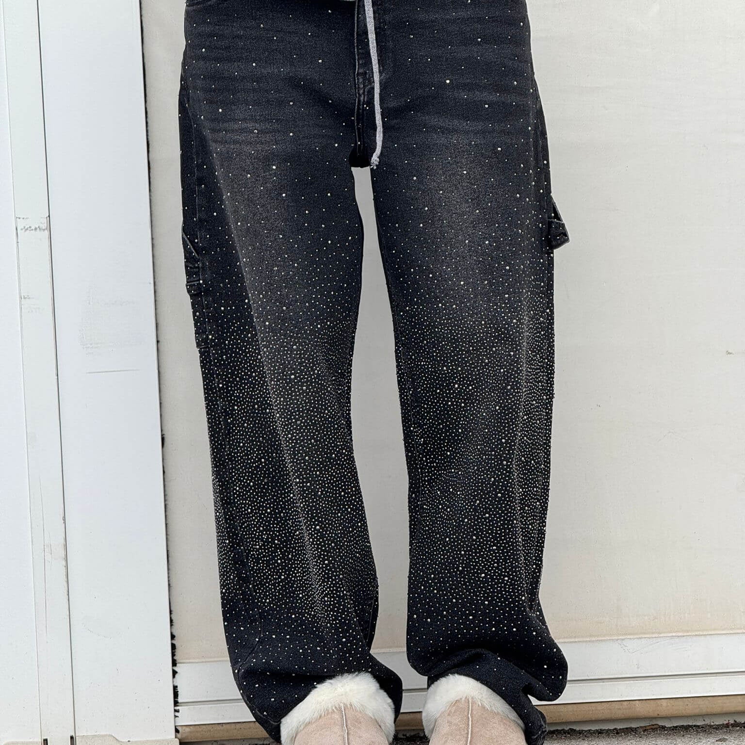 Belle – Glitzer Damenjeans