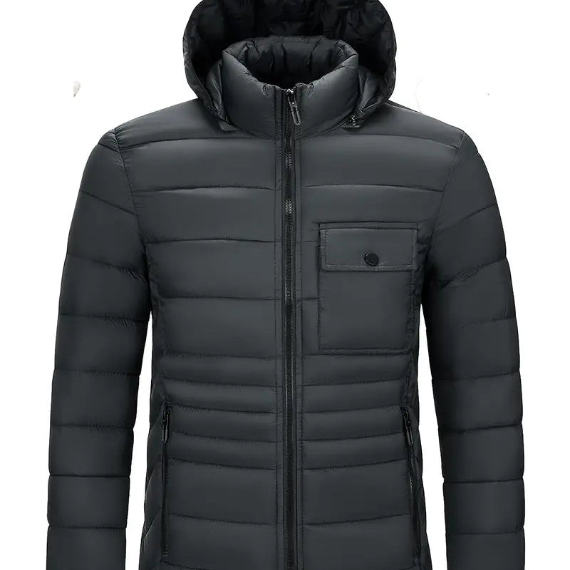 Warme - Herren Winterjacke mit Kapuze
