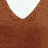 Freya – V-Ausschnitt Strickpullover
