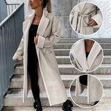 Clara - Damen Winterjacke mit Gürtel