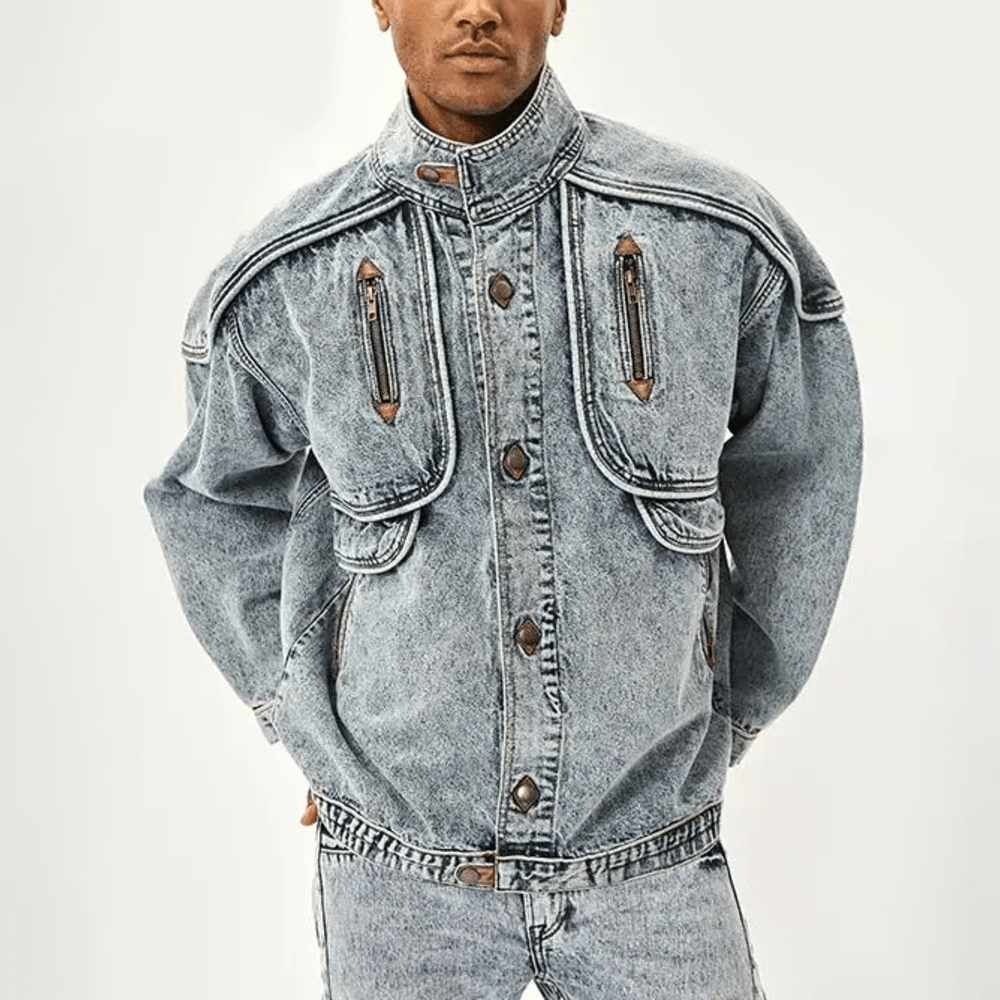 Nardo – Herren Retro Jeansjacke