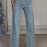 Glitzernde – Damenjeans mit Glitzerdetails