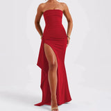 Luna – Trägerloses Maxikleid