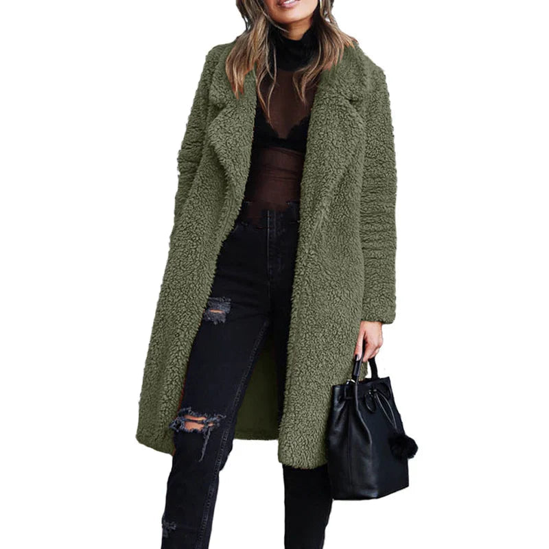 Kuschelige - Cloe Teddyjacke Damen