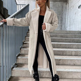 Clara - Damen Winterjacke mit Gürtel