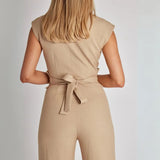 Maia – Eleganter Ärmelloser Jumpsuit