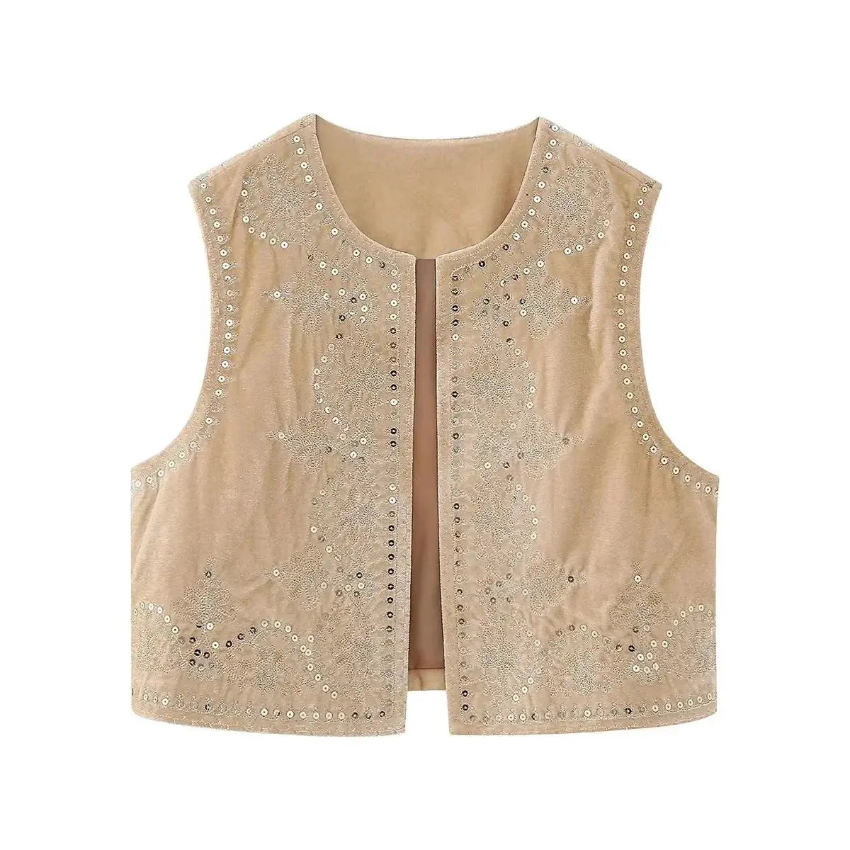 Celina – Bestickte Samtweste