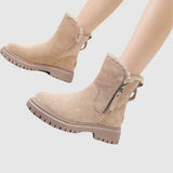 Jayleen | Winter Velvet Plüschstiefel