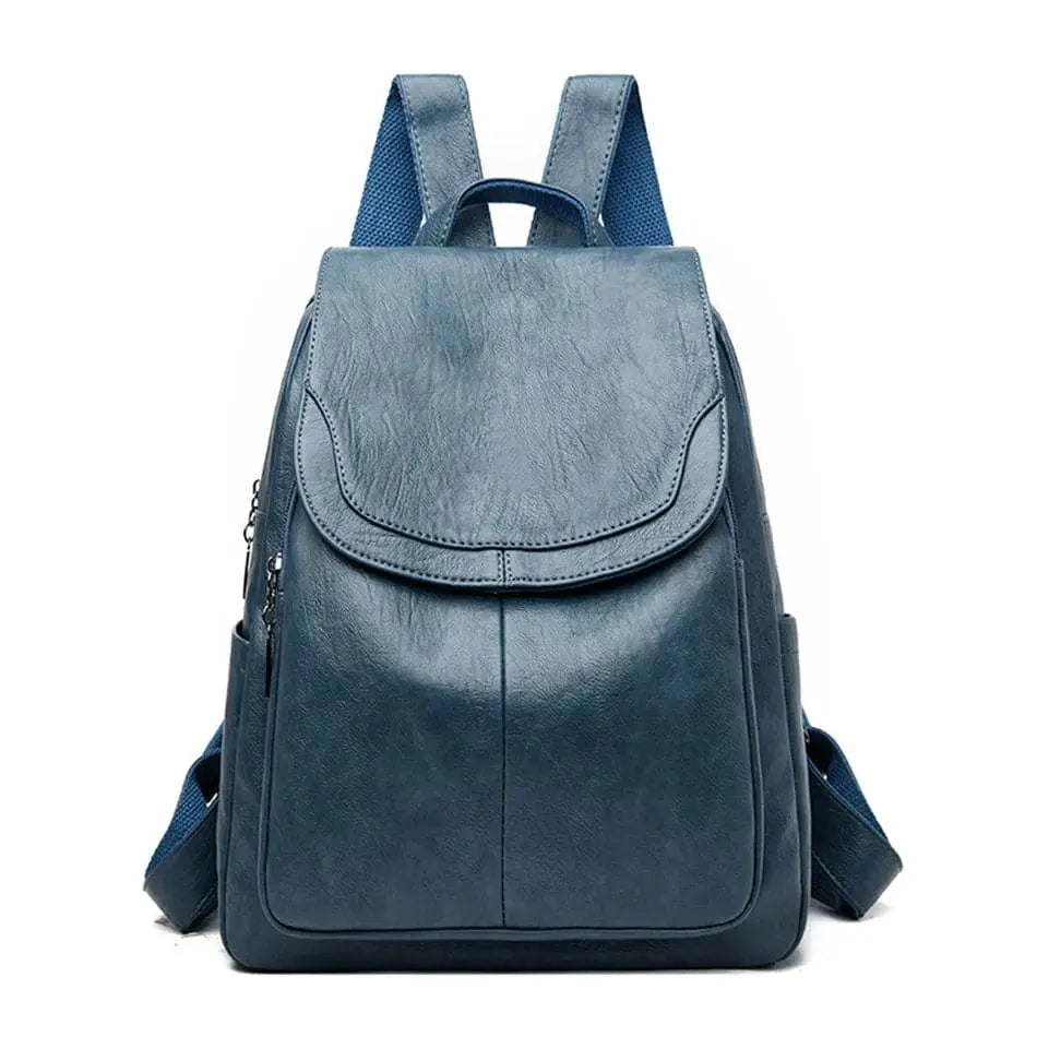 Maya - Leder Anti-Diebstahl Rucksack