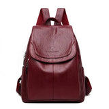 Maya| Anti-Diebstahl Rucksack aus Leder
