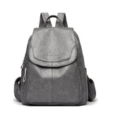 Maya - Leder Anti-Diebstahl Rucksack