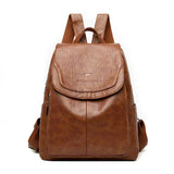 Maya - Leder Anti-Diebstahl Rucksack