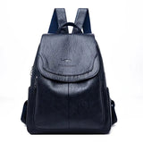 Maya - Leder Anti-Diebstahl Rucksack
