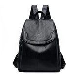 Maya - Leder Anti-Diebstahl Rucksack