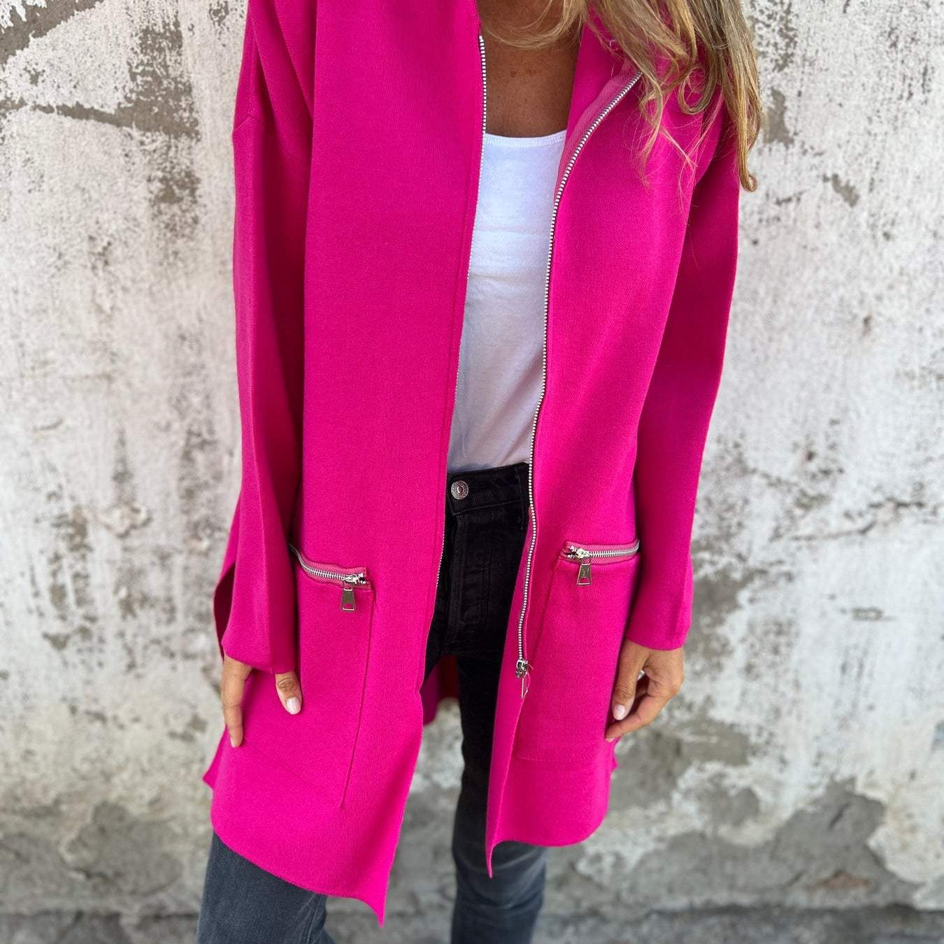 Zarina - Offener Cardigan-Mantel