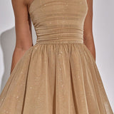 Katrina – Schulterfreies Minikleid