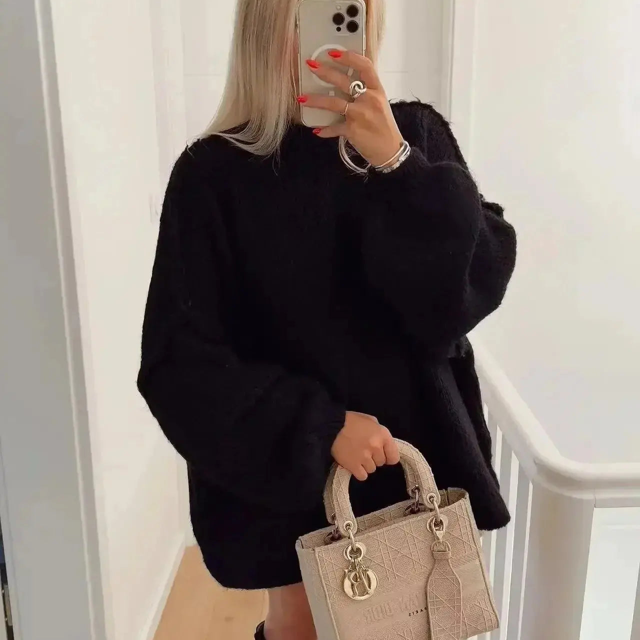 Jana | Gemütlicher Übergroßer Herbstpullover