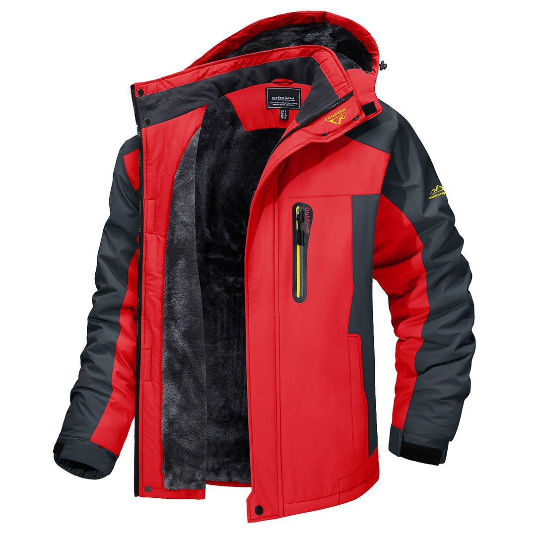 Joross | Strapazierfähige Herren-Outdoorjacke - Wasserabweisend und Winddicht