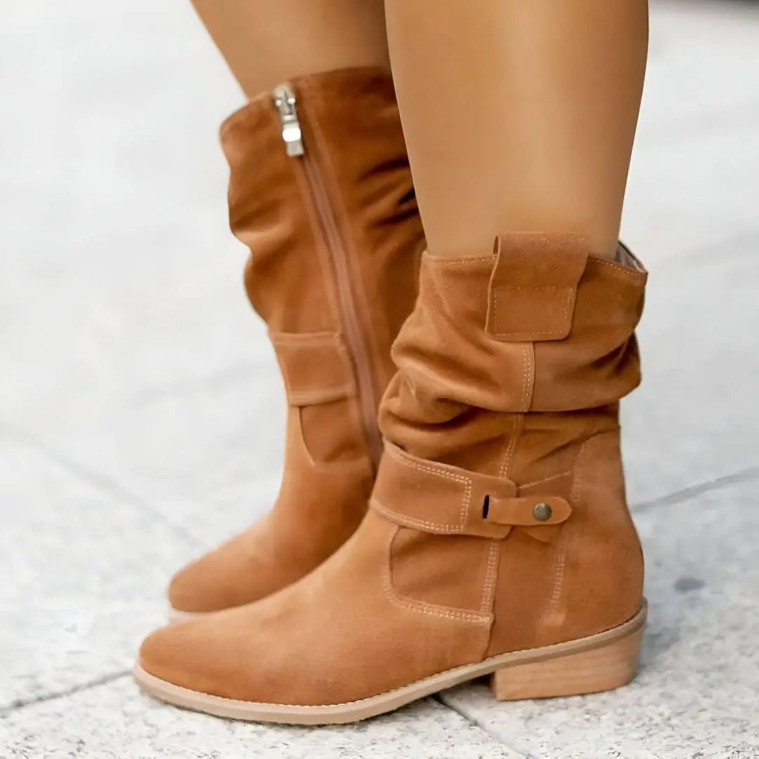 Damen Herbst Stiefeletten | Lässiger Mittelabsatz