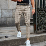Pablo | Stylische Karierte Slim-Fit Herrenhose