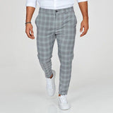 Pablo | Stylische Karierte Slim-Fit Herrenhose