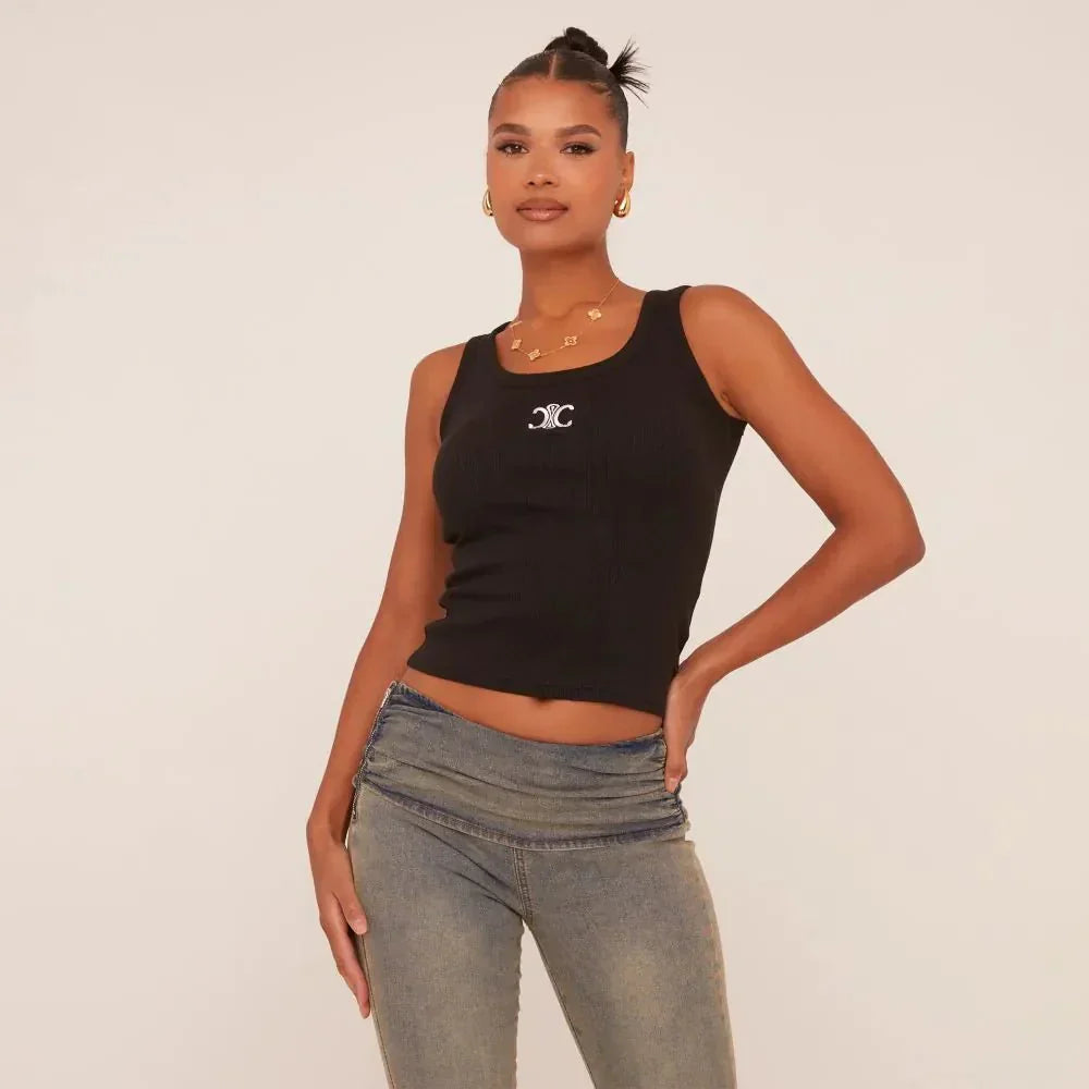 Mara Apparel – Geripptes Tanktop