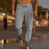 Savio | Herrenhose im lässigen Leinen-Look