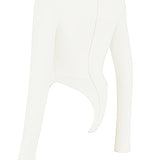Margot – Langarm Crop-Top Damen
