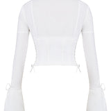 Annalena – Langarm Korsett Top
