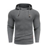 Strukturierter – Herren Hoodie mit Kapuze