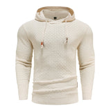 Strukturierter – Herren Hoodie mit Kapuze
