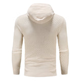 Strukturierter – Herren Hoodie mit Kapuze