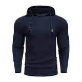 Strukturierter – Herren Hoodie mit Kapuze