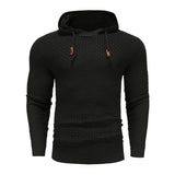 Strukturierter – Herren Hoodie mit Kapuze