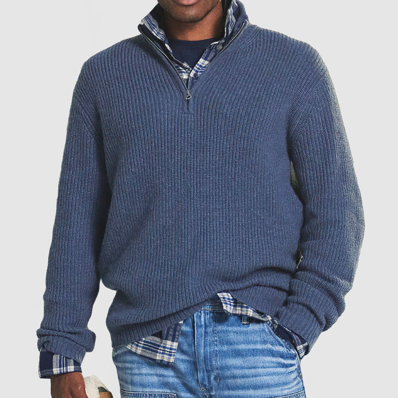HENRY | Eleganter Premium Zip-Up Pullover