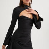 Jana - Drapiertes Korsettkleid