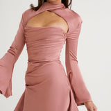 Jana - Drapiertes Korsettkleid