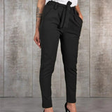 Jassie | Hochtaillierte, bequeme Damenhose