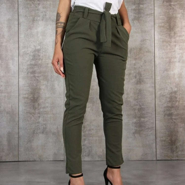 Jassie | Hochtaillierte, bequeme Damenhose