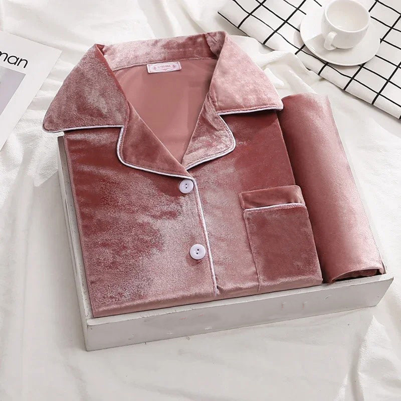 Velours™ – Damen Pyjama aus Velours