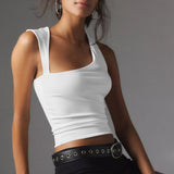 Sybille - Ein-Schulter-Crop-Top